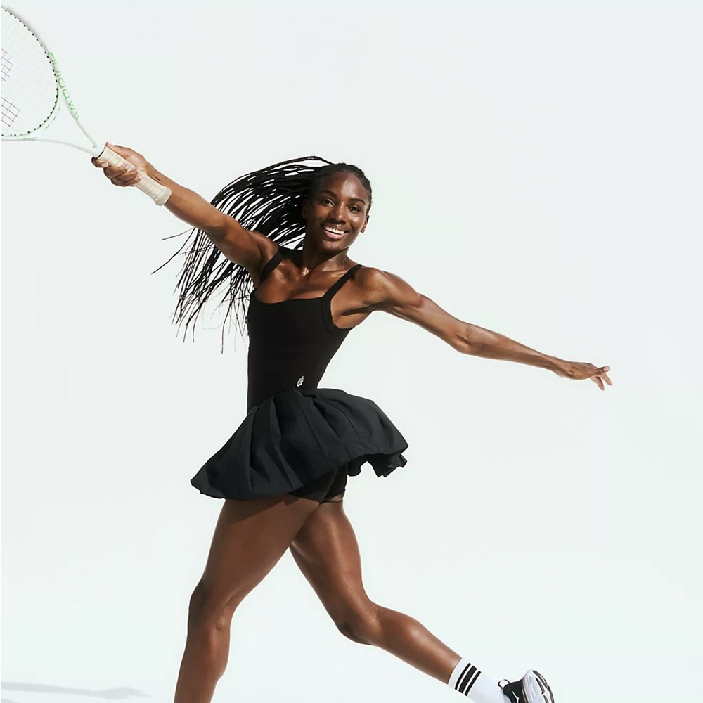 Free People Movement Black Tennis Dress